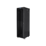 Lanberg FF01-6842-12BL rack 42U Vrijstaande rek Zwart