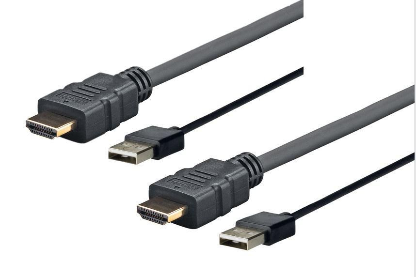 Vivolink PROHDMIUSB3 video cable adapter 3 m HDMI Type A (Standard) Bl