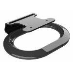 Flexson FLXE300DS1021 speaker mount Desk Acrylonitrile butadiene styrene (ABS), Stainless steel Black