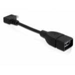 DeLOCK 83104 USB cable USB 2.0 0.11 m Micro-USB B USB A Black