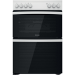 Indesit ID67V9KMW/UK cooker Freestanding cooker Electric Ceramic White A