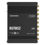 Teltonika RUTM52 wireless router Gigabit Ethernet Dual-band (2.4 GHz / 5 GHz) 5G Black