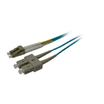 Synergy 21 0.5m OM3 LC - SC fibre optic cable Blue