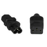 Microconnect PE613AD power plug adapter C6 C13 Black