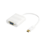 Deltaco USBC-VGA1 video cable adapter 0.1 m USB Type-C VGA (D-Sub) White