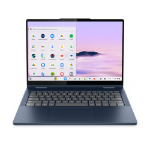 Lenovo Chrome 2in1 14ITN10 N355 Chromebook 35.6 cm (14") Touchscreen WUXGA 8 GB LPDDR5-SDRAM 256 GB UFS Wi-Fi 6E (802.11ax) ChromeOS German Blue