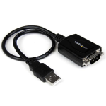 StarTech.com ICUSB2321X cable gender changer DB-9 USB 2.0 A Black
