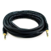 Monoprice 4796 audio cable 300" (7.62 m) 6.35mm TRS Black