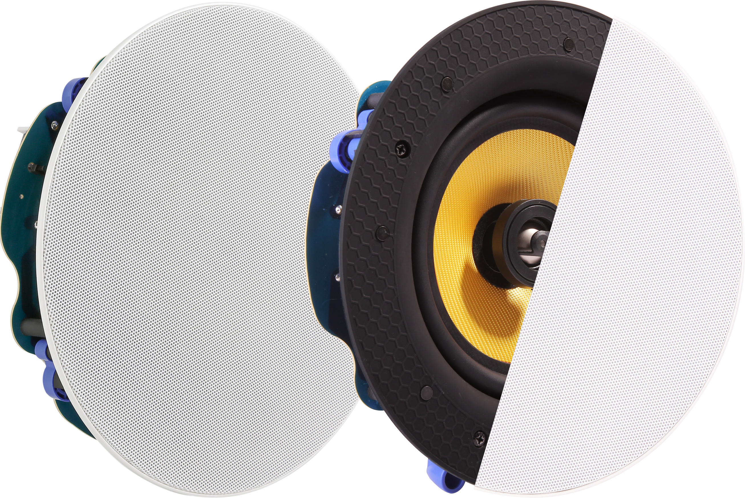 Image of Vision CS-1900 loudspeaker 1-way Black, White, Yellow Wired 60 W