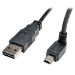 Tripp Lite UR030-006-UPB USB cable USB 2.0 72" (1.83 m) USB A Mini-USB B Black