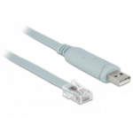DeLOCK 63920 seriële kabel Grijs 0,5 m USB 2.0 Type-A RJ45