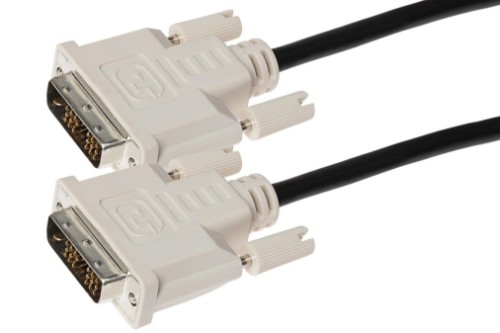 Maplin DVDI2M DVI cable 2 m DVI-D Black, White