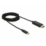 DeLOCK 84905 video cable adapter 2 m USB Type-C HDMI Type A (Standard) Black