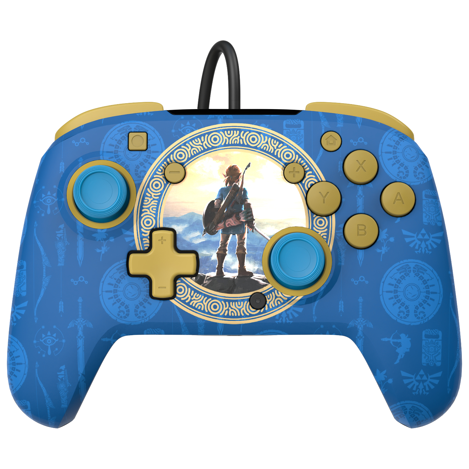 Image of PDP Nintendo Switch Hyrule Blue REMATCH Controller