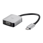 Monoprice 34187 video cable adapter USB Type-C VGA (D-Sub) Gray