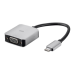 Monoprice 34187 video cable adapter USB Type-C VGA (D-Sub) Gray