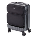 TROIKA LUG02/CB luggage Trolley Hard shell Grey 47 L Acrylonitrile butadiene styrene (ABS), Nylon, Polycarbonate (PC)
