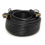 Monoprice VGA-3.5 mm/VGA-3.5 mm, M/M, 30.48 m 1200" (30.5 m) VGA (D-Sub) + 3.5mm Black