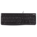 Logitech K120 keyboard USB AZERTY Belgian Black