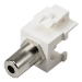 Cablenet 3.5mm Stereo Female - Female Keystone White