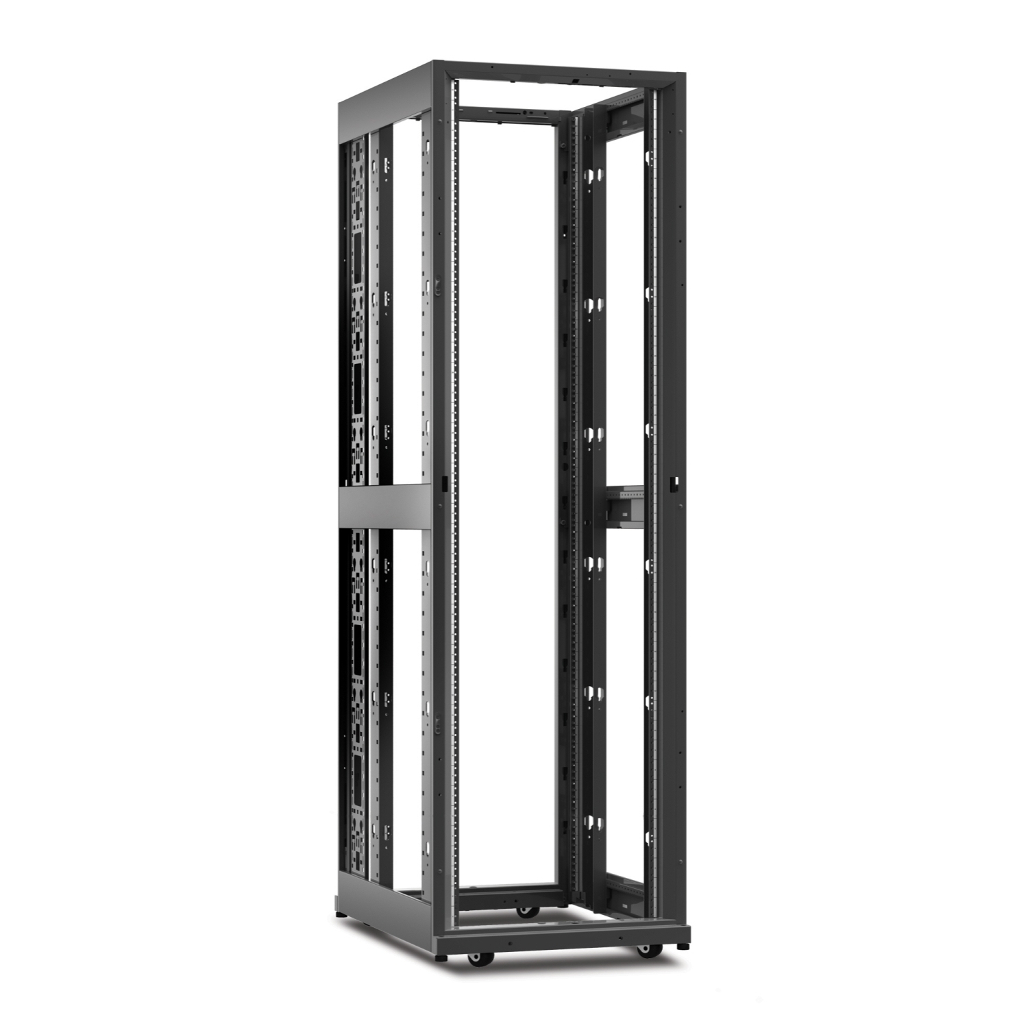 Image of APC NetShelter AV. Server Rack Enclosure. 42U. 10-32 Threaded Rails. w