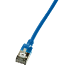 LogiLink CQ9026S networking cable Blue 0.5 m Cat6a U/FTP (STP)