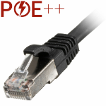 Cablenet 10m Cat6a RJ45 Black S/FTP LSOH 26AWG Snagless Booted Patch Lead