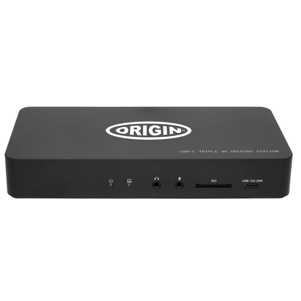 Origin Storage Docking Station USB-C/A Triple 4K with EU Cable