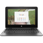 HP Chromebook x360 11 G1 29.5 cm (11.6") Touchscreen HD Intel® Celeron® N3350 4 GB LPDDR4-SDRAM 32 GB eMMC Wi-Fi 5 (802.11ac) ChromeOS Silver