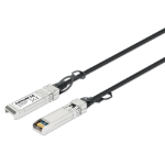 Intellinet SFP+ 10G Passive DAC Twinax Cable SFP+ to SFP+, 1 m (3 ft.), MSA-compliant for Maximum Compatibility, Direct Attach Copper, AWG 30, Black