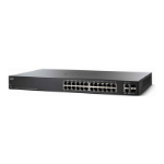 Cisco SG250X-24P-K9EU-RF network switch Managed L2/L3 Gigabit Ethernet (10/100/1000) Power over Ethernet (PoE) 1U Black
