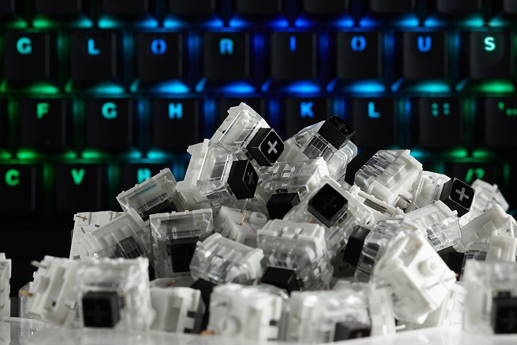 Image of Glorious PC Gaming Race KAI-BLACK input device accessory Keyboard...