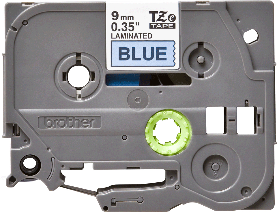 Brother TZE-521 DirectLabel black on blue Laminat 9mm x 8m for Brother P-Touch TZ 3.5-18mm/6-12mm/6-18mm/6-24mm/6-36mm