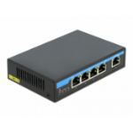 DeLOCK Gigabit Ethernet Switch 4 Port PoE + 1 RJ45