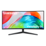 Samsung S55GH computer monitor 86.4 cm (34") 3440 x 1440 pixels UltraWide Quad HD LCD Black