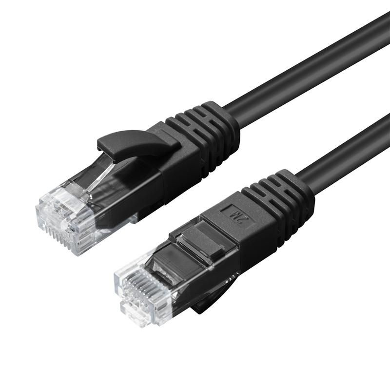 Image of Microconnect MC-UTP6A005S networking cable Black 0.5 m Cat6a U/UTP...