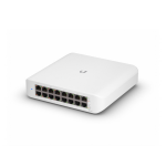 Ubiquiti UniFi Switch Lite 16 PoE L2 Gigabit Ethernet (10/100/1000) Strömförsörjning via Ethernet (PoE) stöd Vit