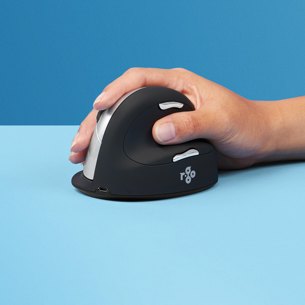 Image of R-Go Tools HE Mouse R-Go HE ergonomic mouse, large, right, wireless