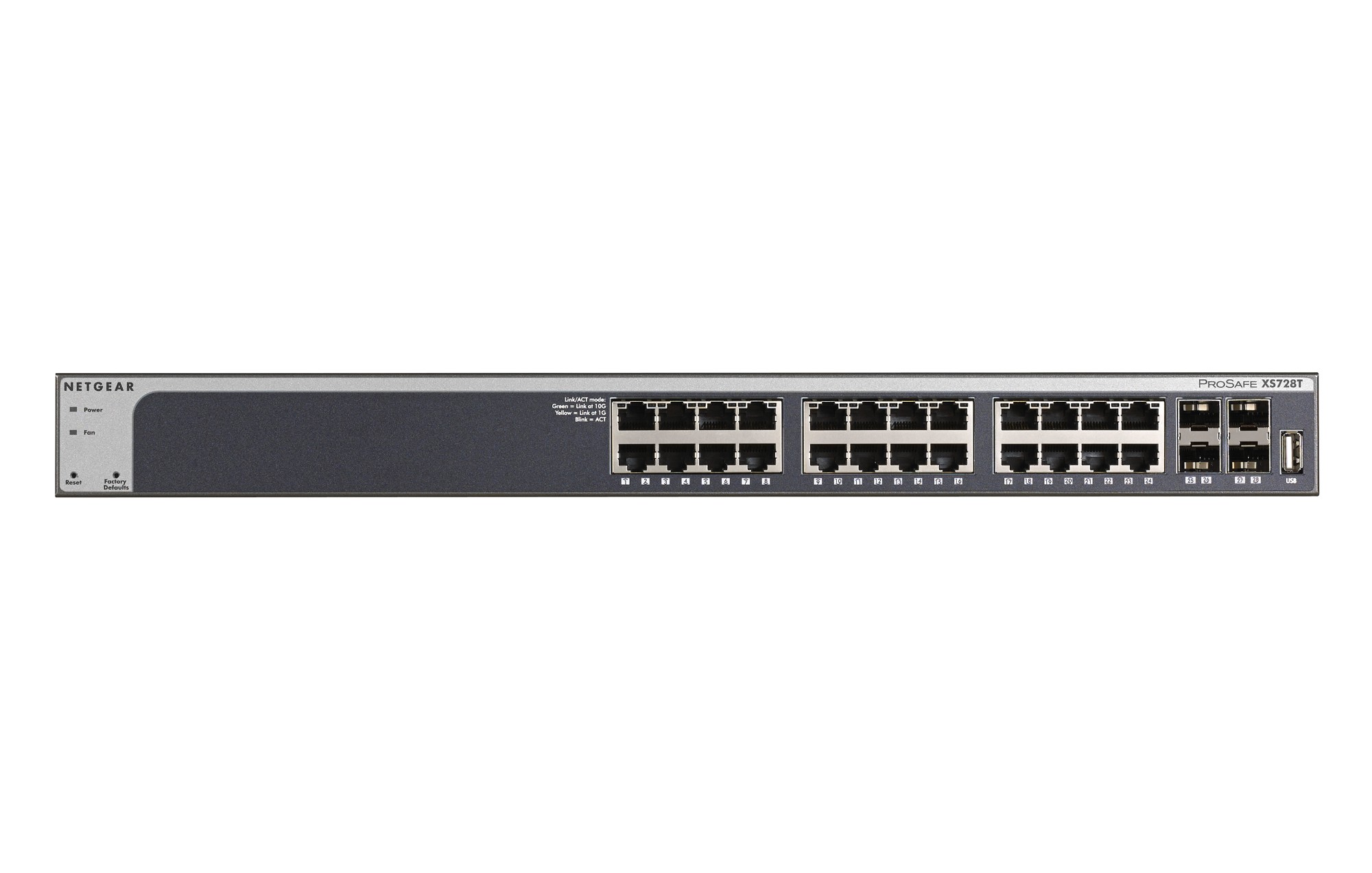 NETGEAR 28-Port 10G Ethernet Smart Switch (XS728T)