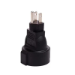 Microconnect PETRAVEL3 power plug adapter Type B Type F Black