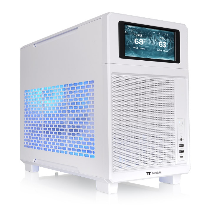 EU Product - Geh Thermaltake TR200  Mini Tower     "Snow"           White retail