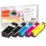 Peach 320141 inktcartridge Zwart, Cyaan, Magenta, Foto zwart, Geel