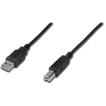 ASSMANN Electronic AK-300102-018-S USB cable 1.8 m USB A USB B Male Black