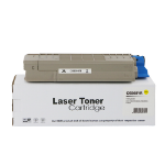 CTS Wholesale Remanufactured Cartridge for OKI C5800 (O537) Hi Yld Yellow Toner 43324421