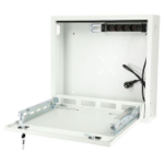 Lanview RWSLMWH1 rack cabinet 1U Wall mounted rack White