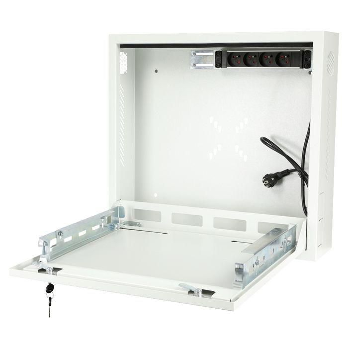 RWSLMWH1 rack cabinet 1U Wall mounted rack White