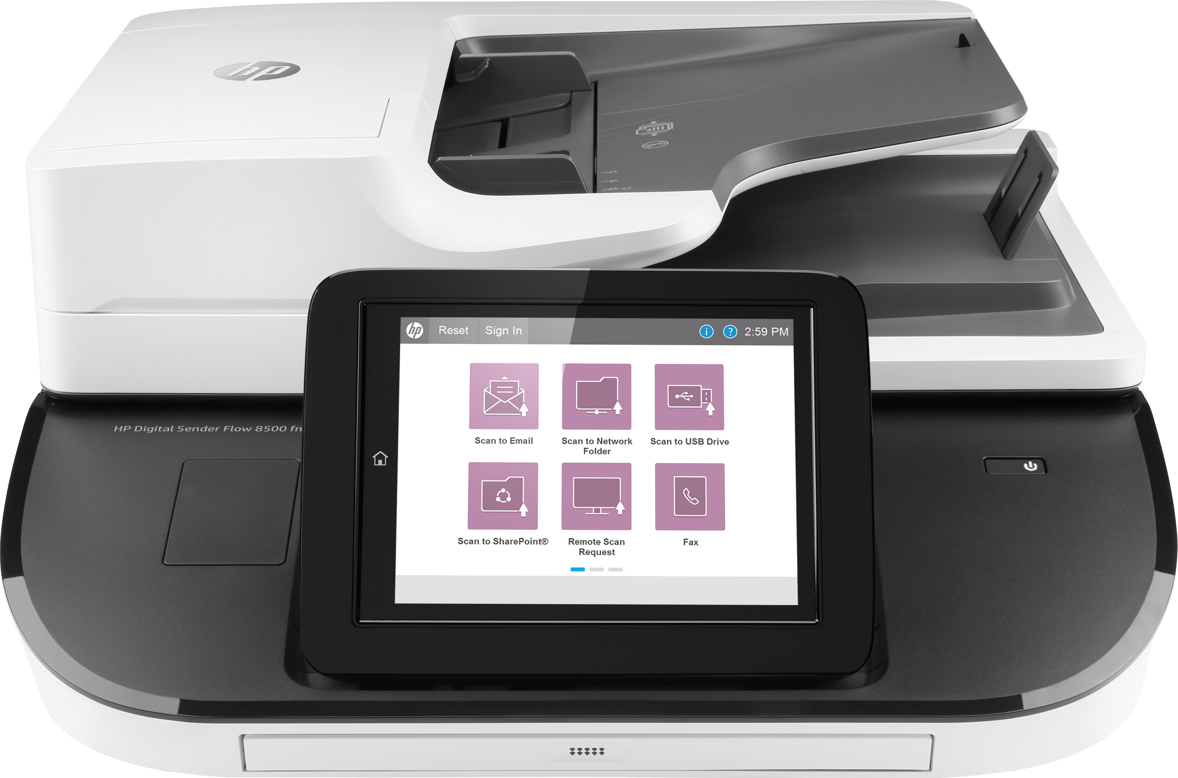 Image of HP Flow 8500 fn2 Flatbed & ADF scanner