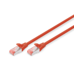 Digitus DK-1644-030/R netwerkkabel Rood 3 m Cat6 S/FTP (S-STP)