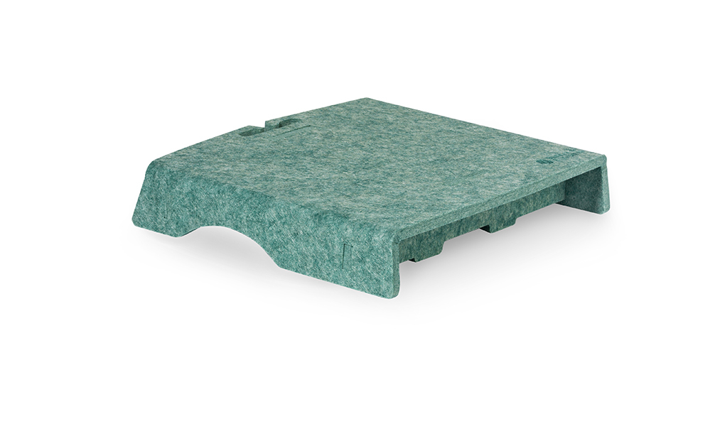 Image of BakkerElkhuizen Q-Riser 50 Circular 76.2 cm (30") Green Desk