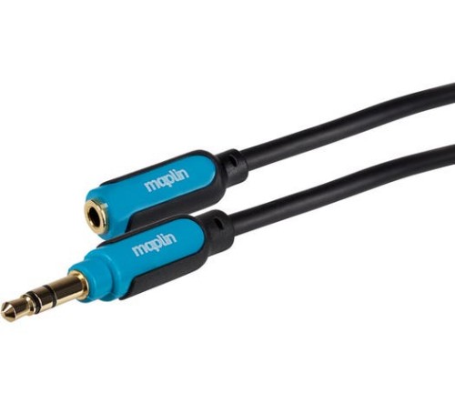 Maplin MAV35008-050 audio cable 5 m 3.5mm Black
